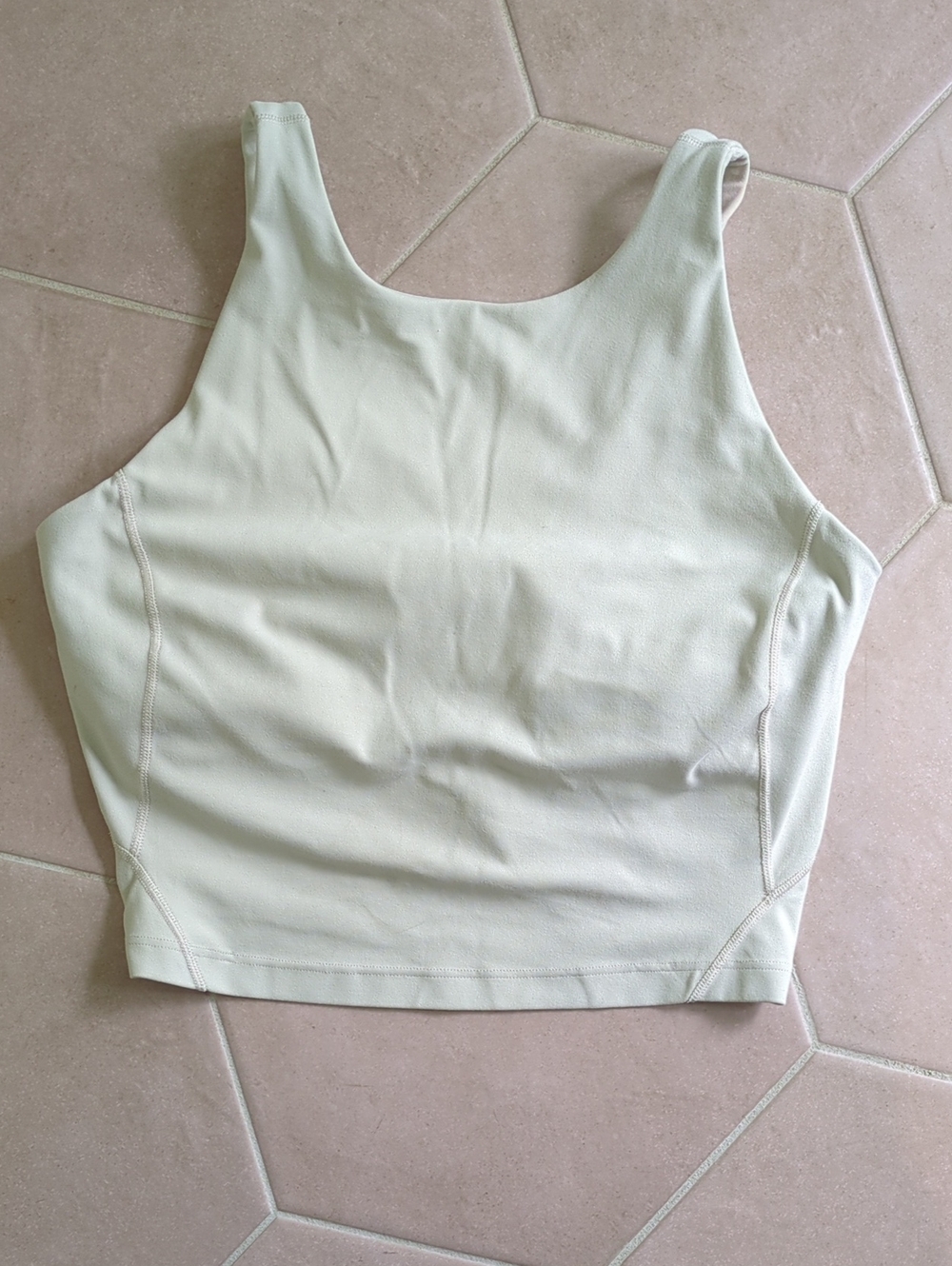 Light Cream Women’s Crop Tank Top